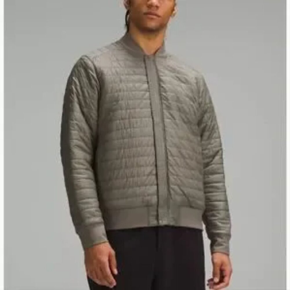 Lululemon Men's Green Switch Over Thermoball‎ Padded Bomber Jacket Size XL